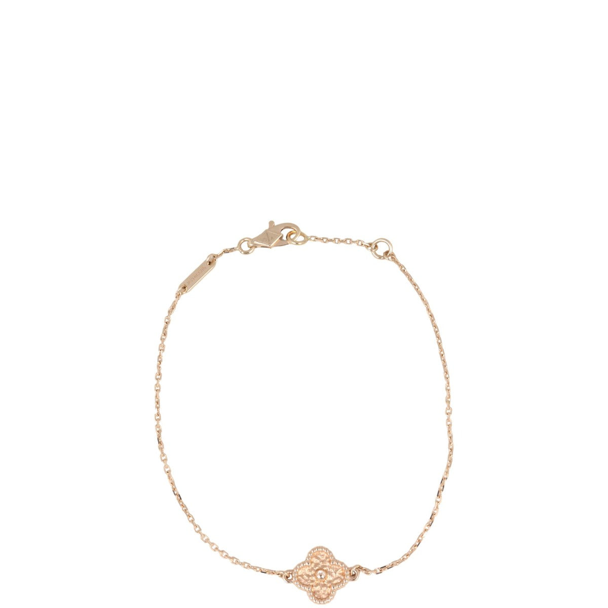 Van Cleef & Arpels Sweet Alhambra 1 Motif 18K Rose Gold Bracelet