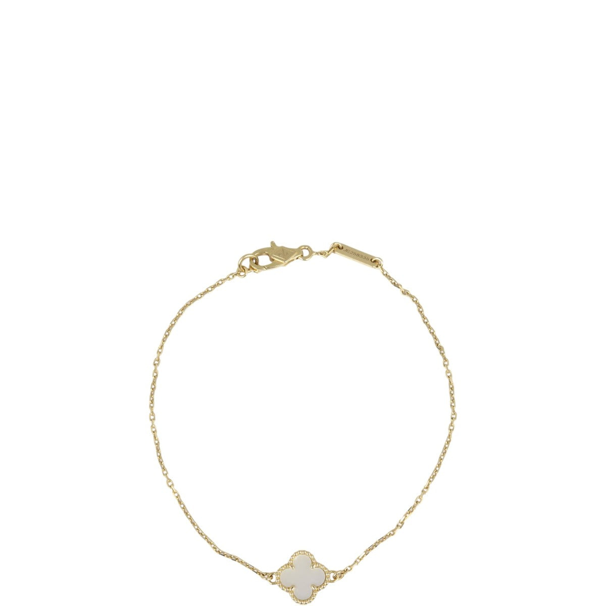 Van Cleef & Arpels Sweet Alhambra 1 Motif Mother of Pearl Bracelet