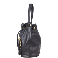 Prada Duet Leather Bucket Bag