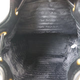 Prada Duet Leather Bucket Bag