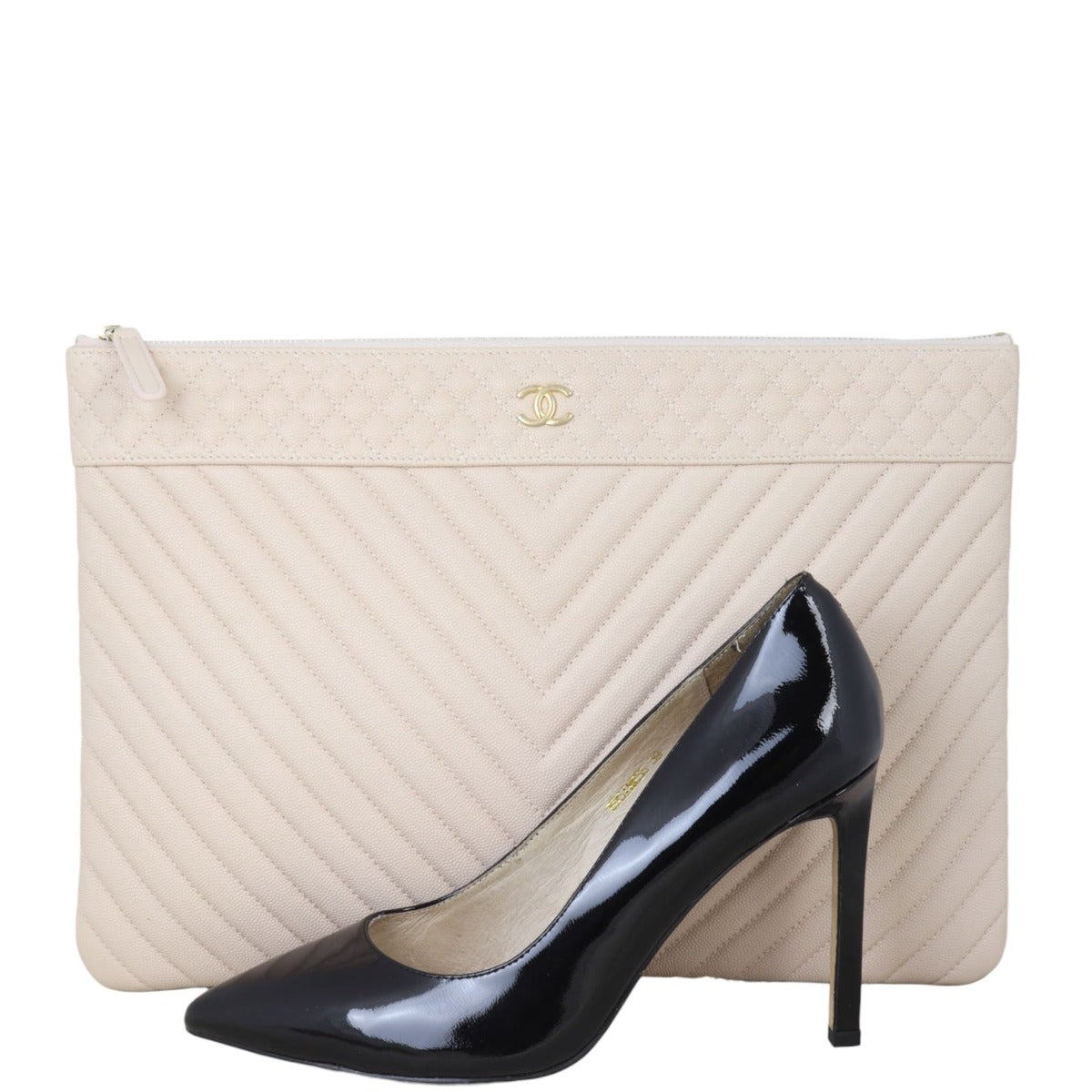 Chanel Chevron O-Case Large