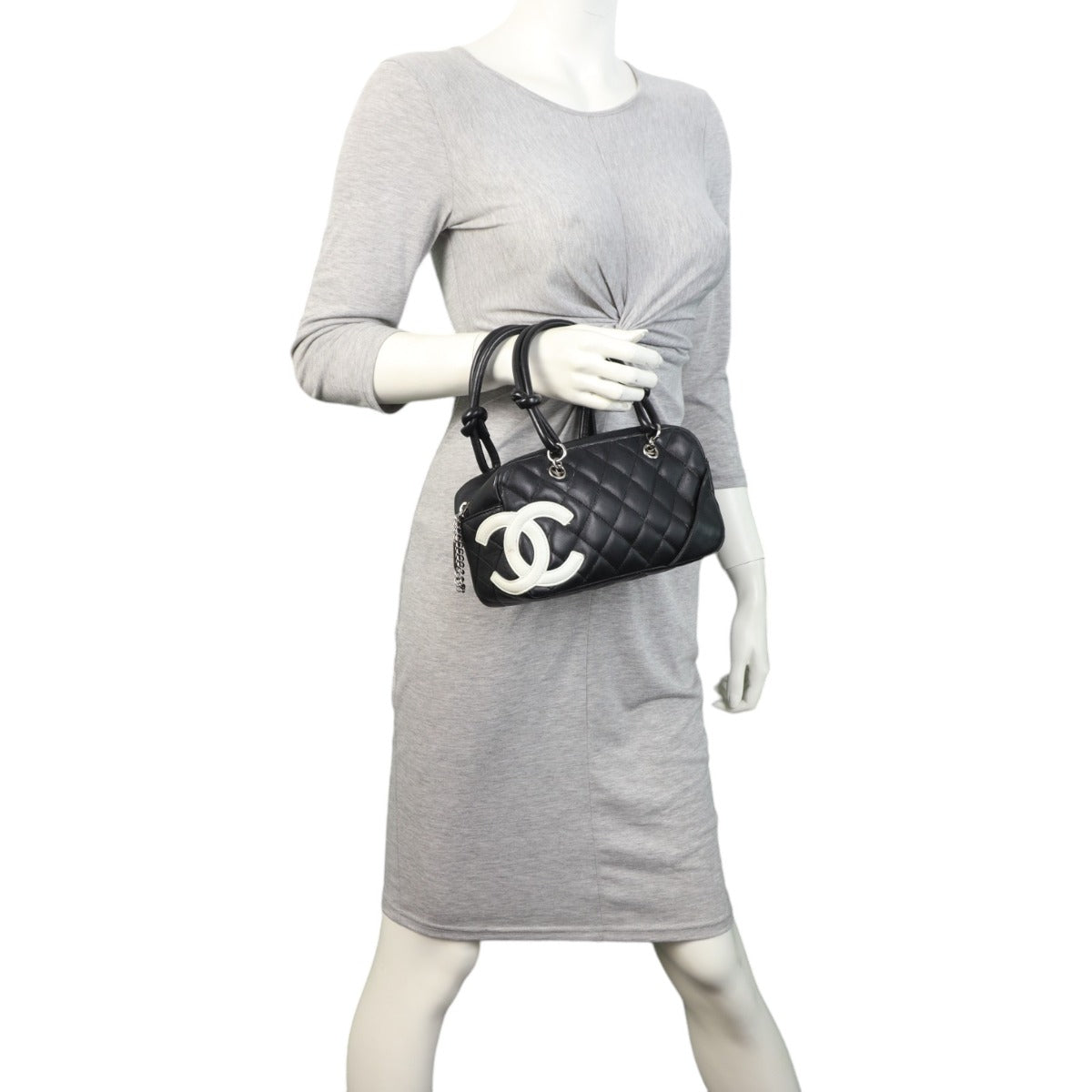 Chanel Ligne Cambon Bowler Bag Small