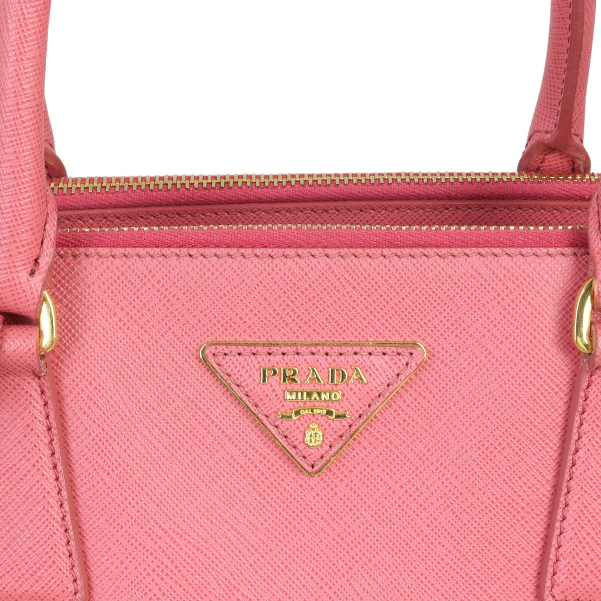 Prada Saffiano Lux Galleria Double Zip Tote Small