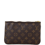 Louis Vuitton Double Zip Pochette Monogram Vivienne Xmas Shanghai