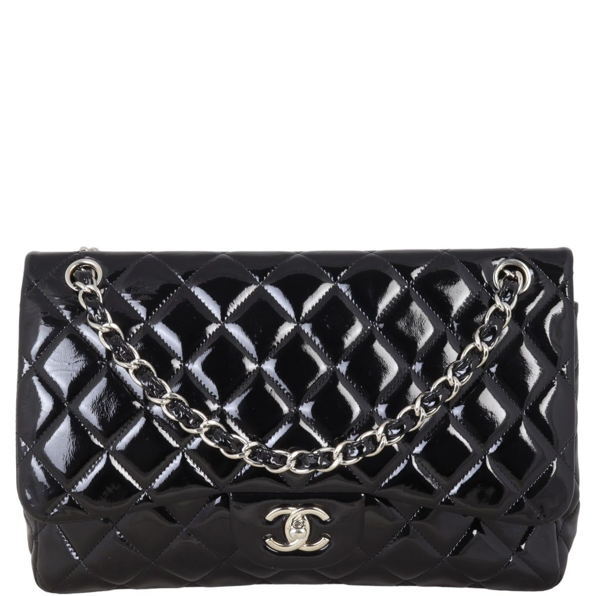 Chanel Classic Double Flap Jumbo Patent