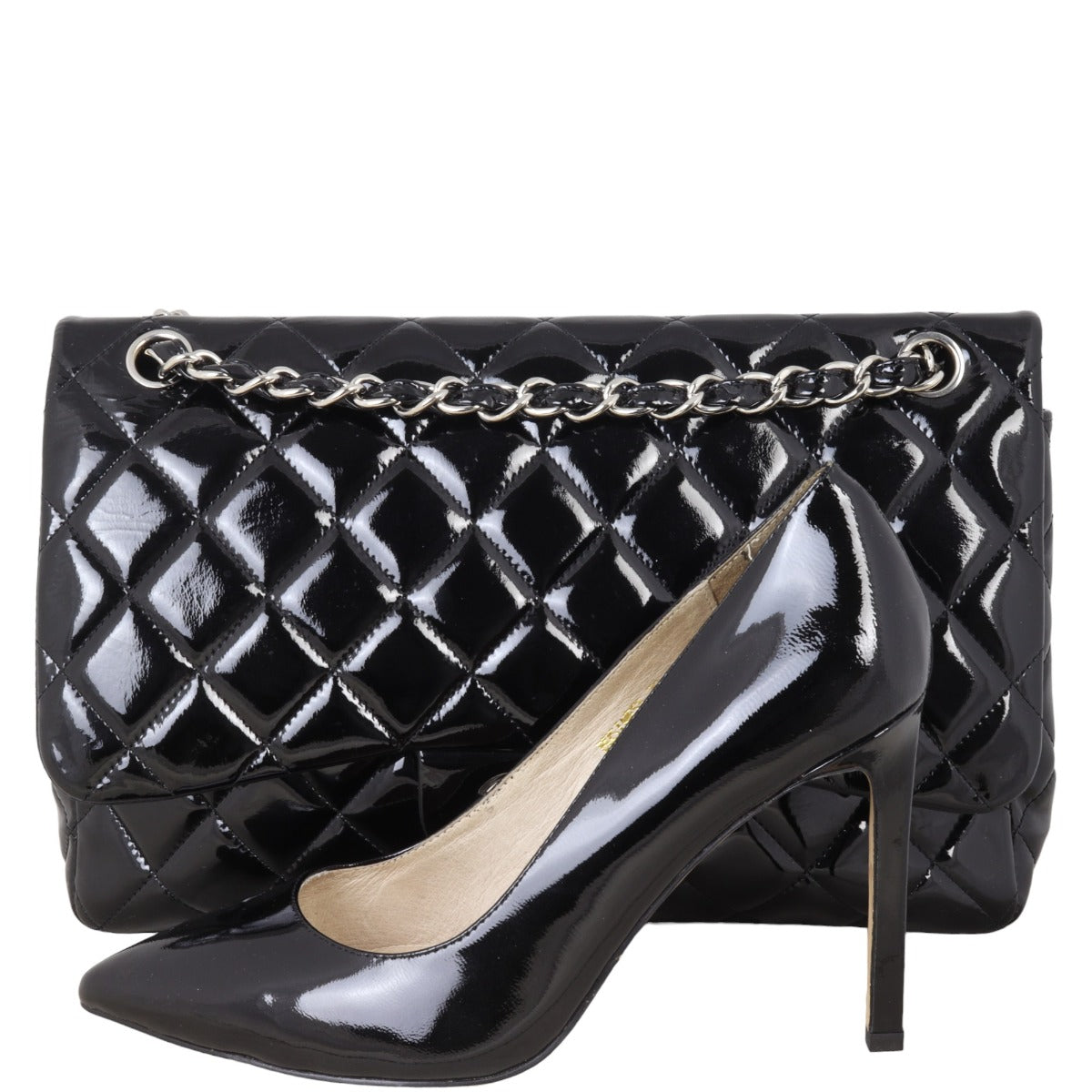 Chanel Classic Double Flap Jumbo Patent