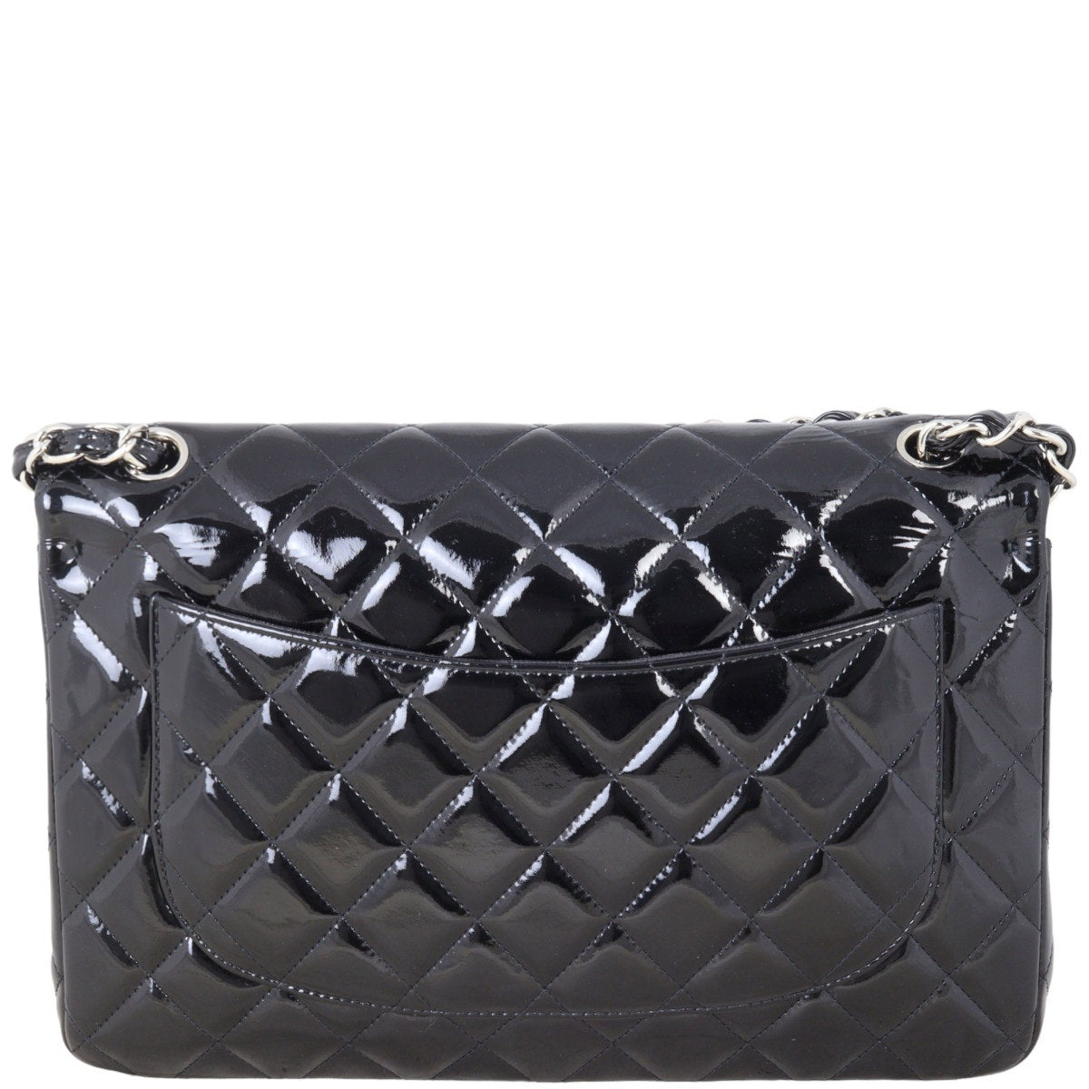 Chanel Classic Double Flap Jumbo Patent