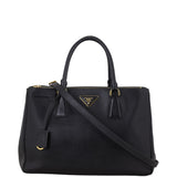 Prada Saffiano Lux Galleria Double Zip Tote Medium