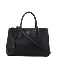 Prada Saffiano Lux Galleria Double Zip Tote Medium