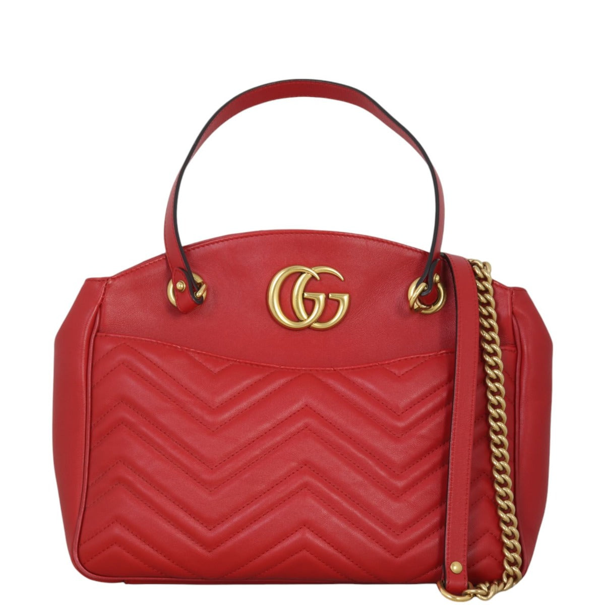 Gucci GG Marmont Medium Chain Shoulder Bag