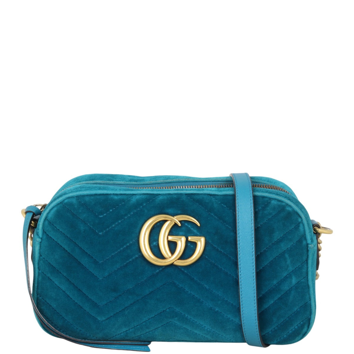 Gucci GG Marmont Velvet Small Camera Bag