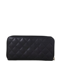 Chanel Ligne Cambon Zip Around Wallet