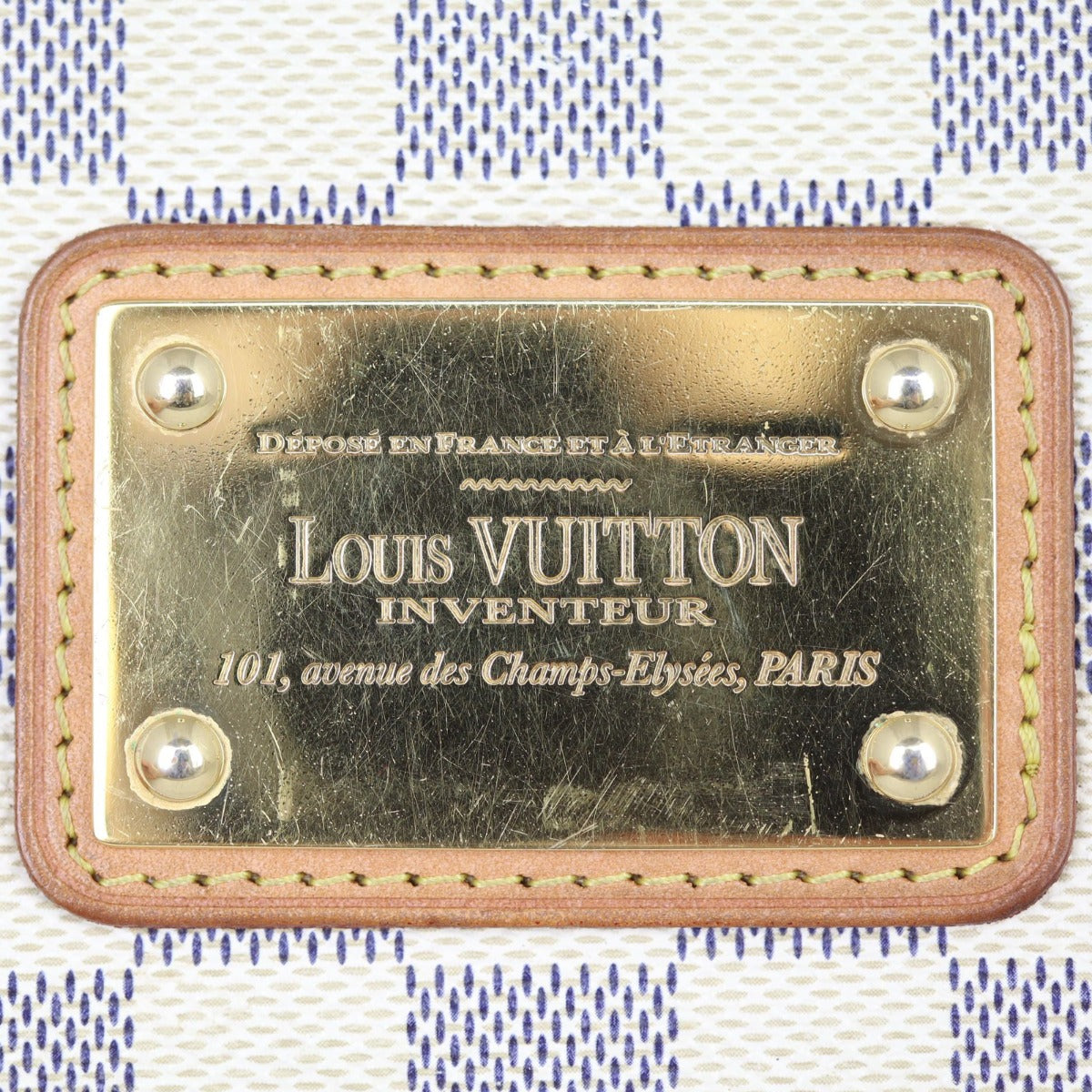Louis Vuitton Eva Pochette Damier Azur Hardware
