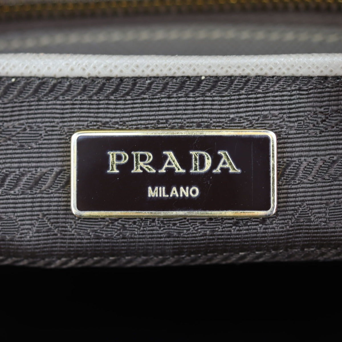 Prada Saffiano Lux Galleria Double Zip Tote Large Stamp
