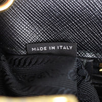 Prada Saffiano Lux Galleria Double Zip Tote Small Stamp