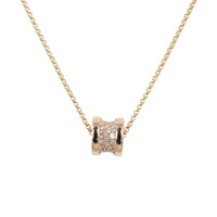 Bvlgari B.Zero1 18k Rose Gold Diamond Necklace