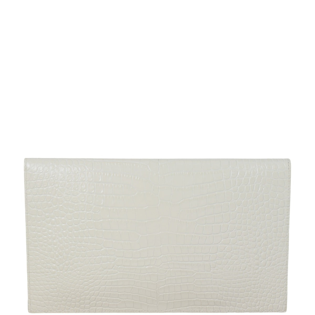 Saint Laurent Uptown Pouch Croc-Embossed