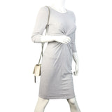 Saint Laurent Kate Tassel Chain Bag Small Croc-Embossed