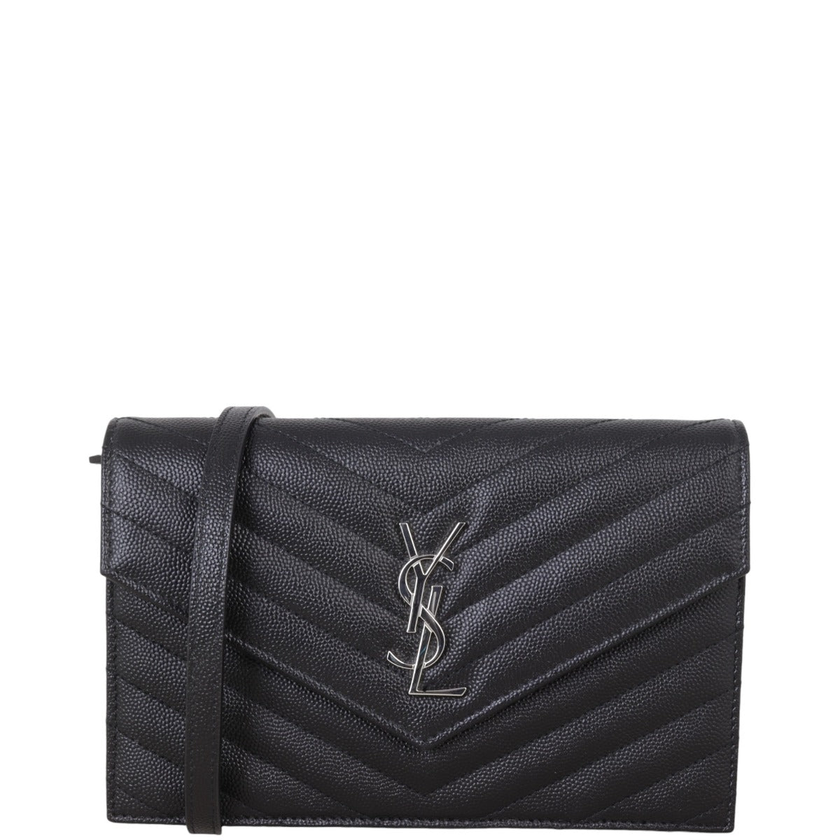 Saint Laurent Cassandre Envelope Chain Wallet