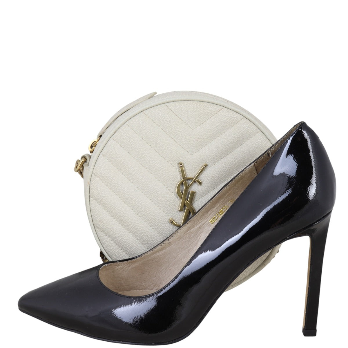 Saint Laurent Vinyle Round Camera Bag