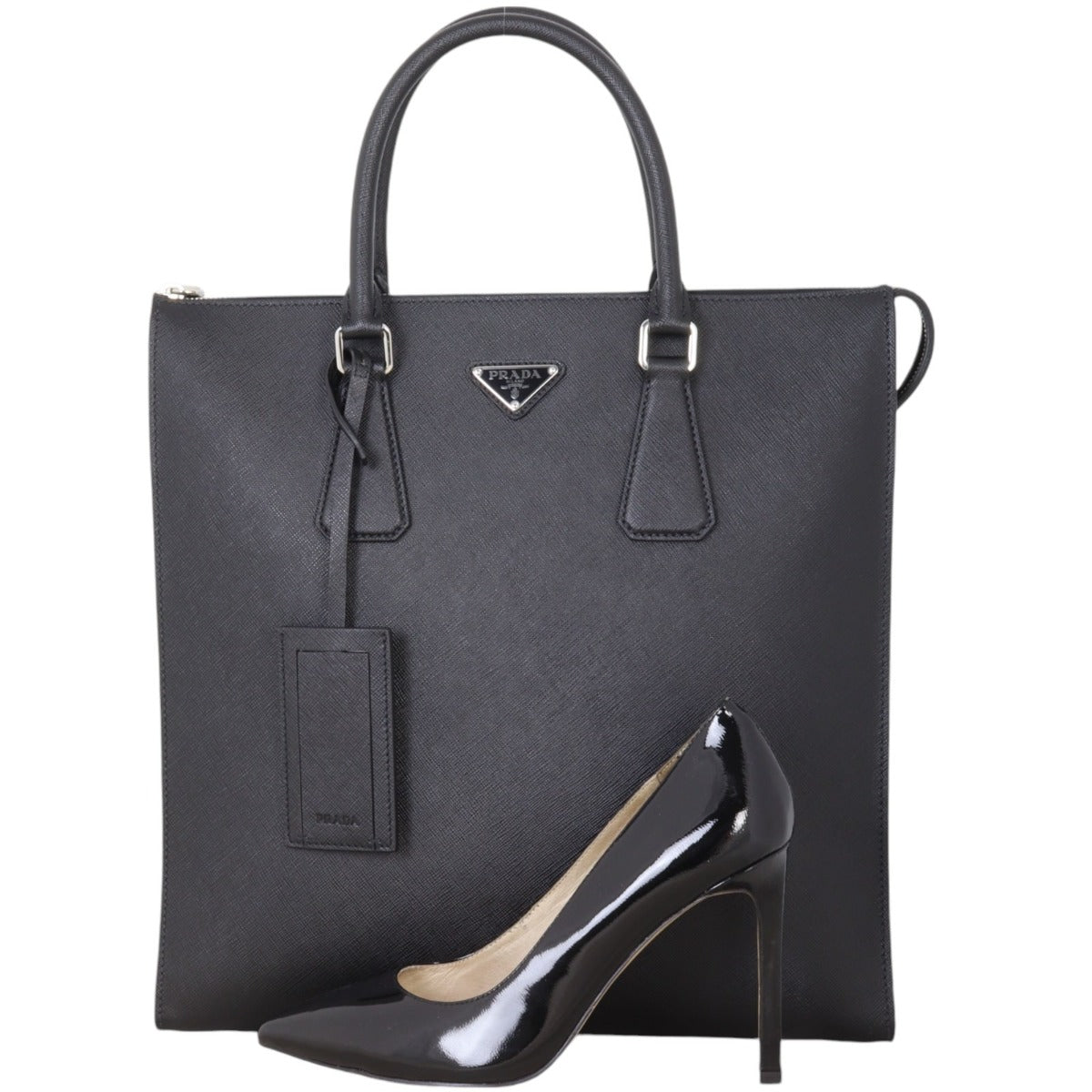 Prada Saffiano Tall Tote