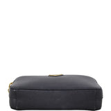 Prada Saffiano Mini Double Zip Chain Crossbody
