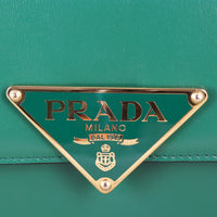 Prada Cuir Embleme Flap Shoulder Bag