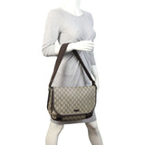 Gucci GG Supreme Double Buckle Messenger