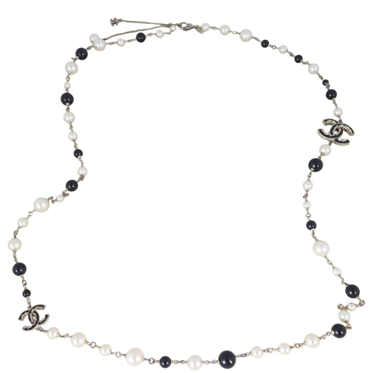 Chanel CC Beaded Long Necklace