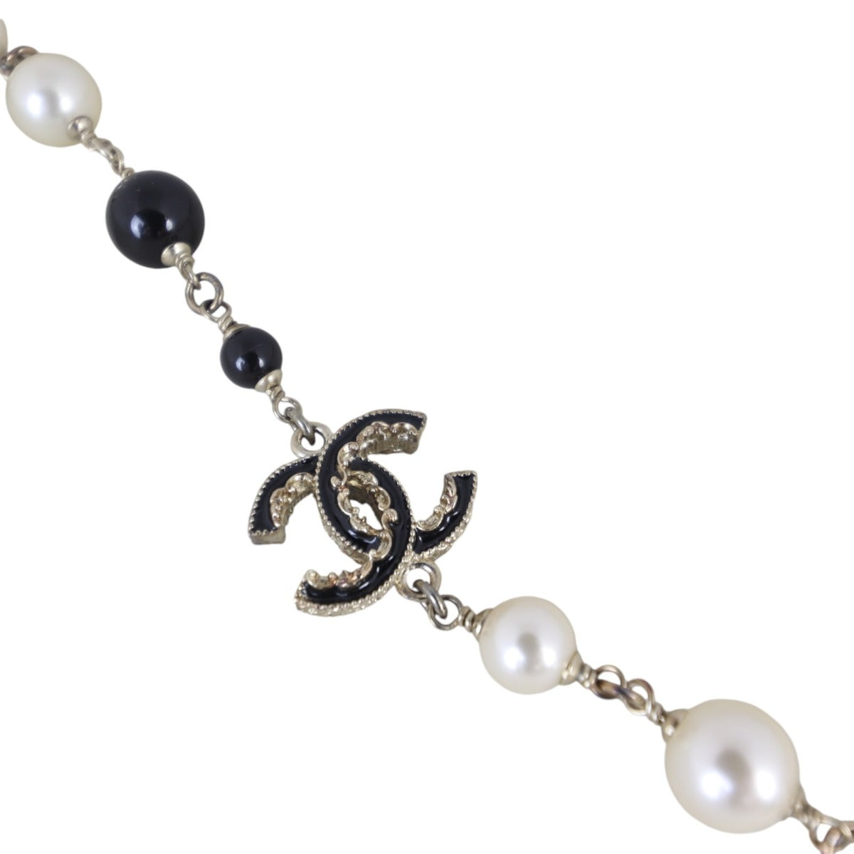 Chanel CC Beaded Long Necklace