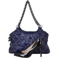 Chanel Double Stitch Chain Shoulder Bag