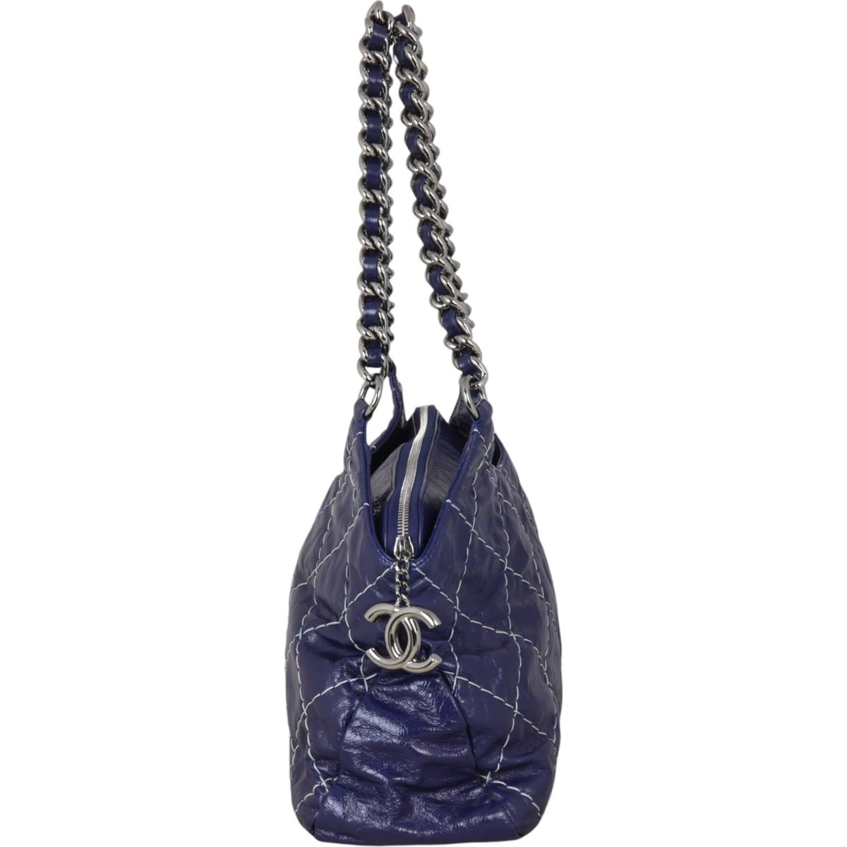 Chanel Double Stitch Chain Shoulder Bag