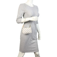 Louis Vuitton Mini Pochette Accessoires Damier Azur