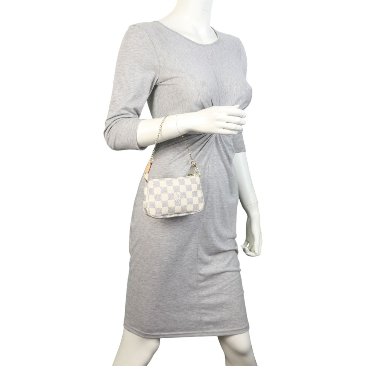 Louis Vuitton Mini Pochette Accessoires Damier Azur