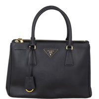 Prada Saffiano Lux Galleria Double Zip Tote Small