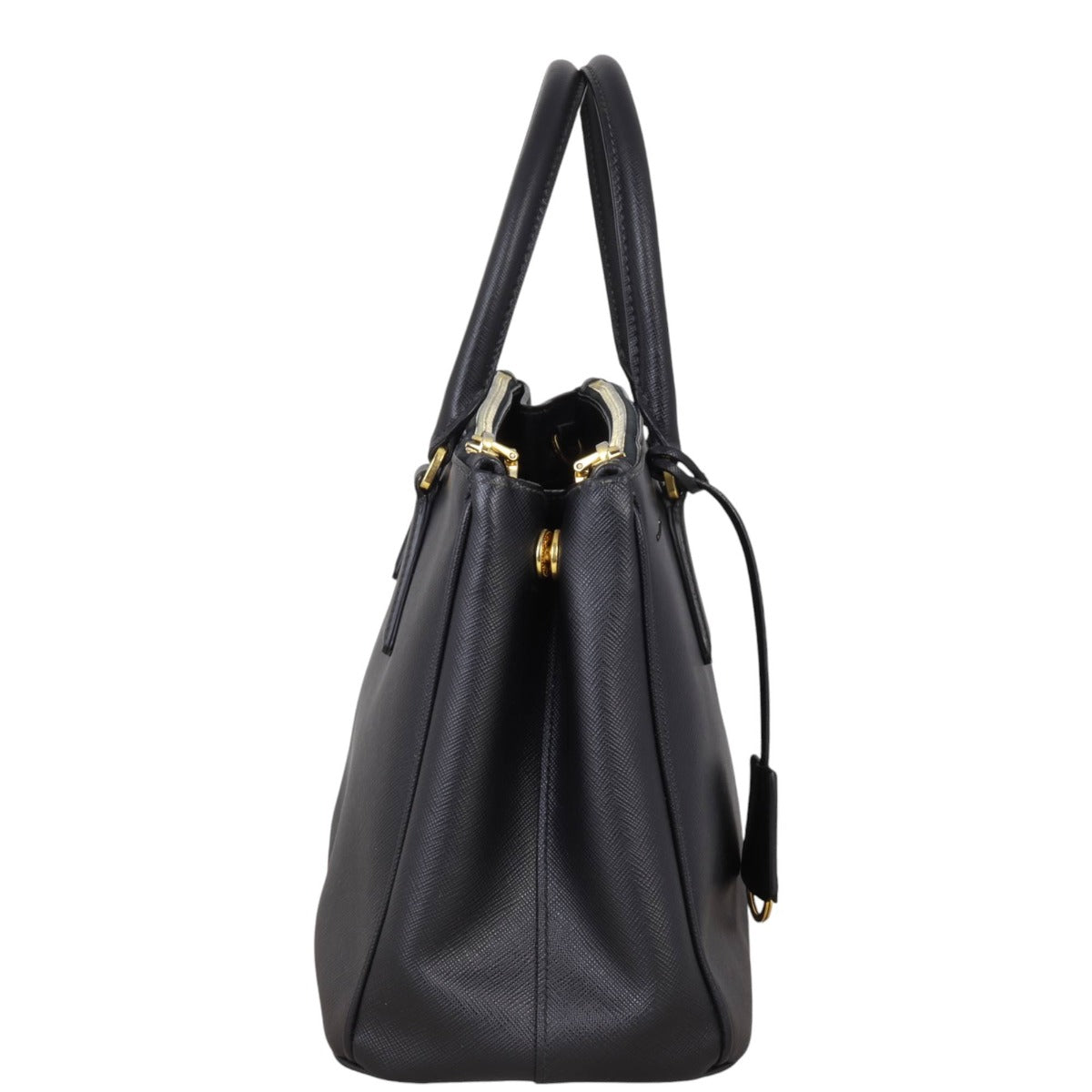 Prada Saffiano Lux Galleria Double Zip Tote Small