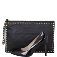 Valentino Rockstud Wristlet Clutch