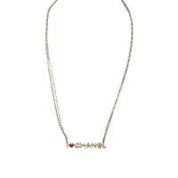 Chanel I Love Chanel Logo Necklace