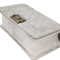 Chanel Boy Old Medium Distressed Suede