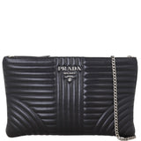 Prada Diagramme Clutch on Chain