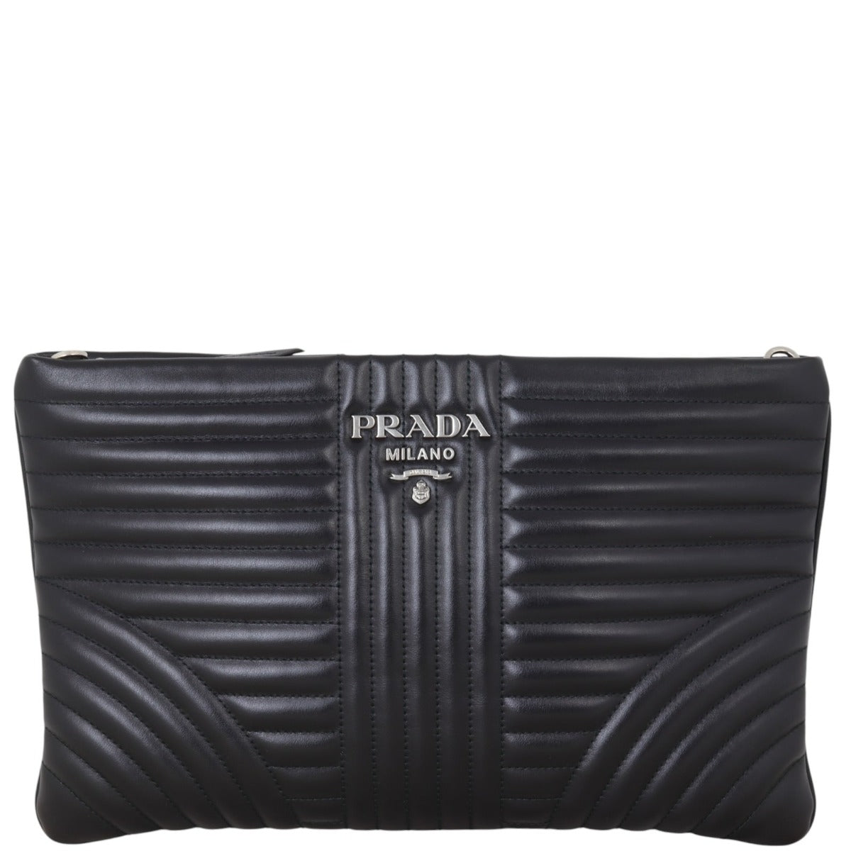 Prada Diagramme Clutch on Chain