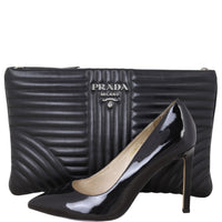 Prada Diagramme Clutch on Chain