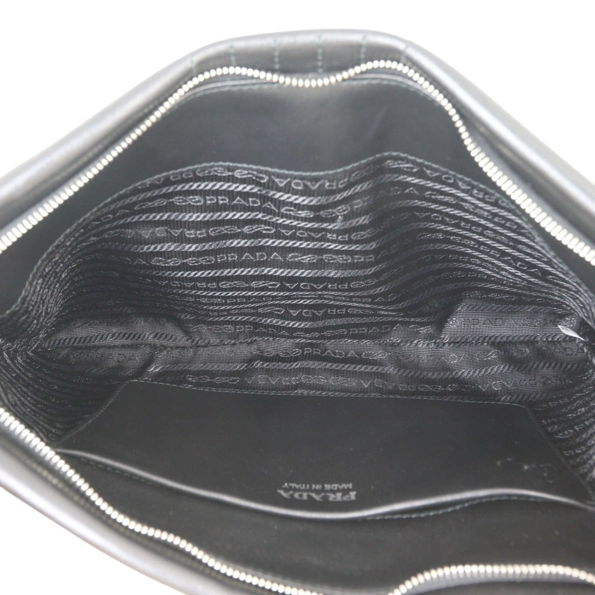 Prada Diagramme Clutch on Chain