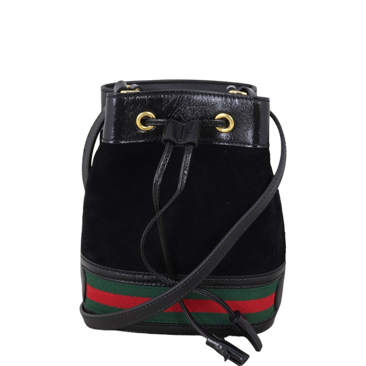 Gucci Ophidia Suede Bucket Bag Mini