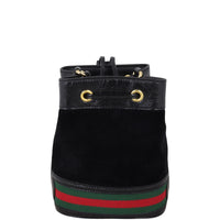 Gucci Ophidia Suede Bucket Bag Mini