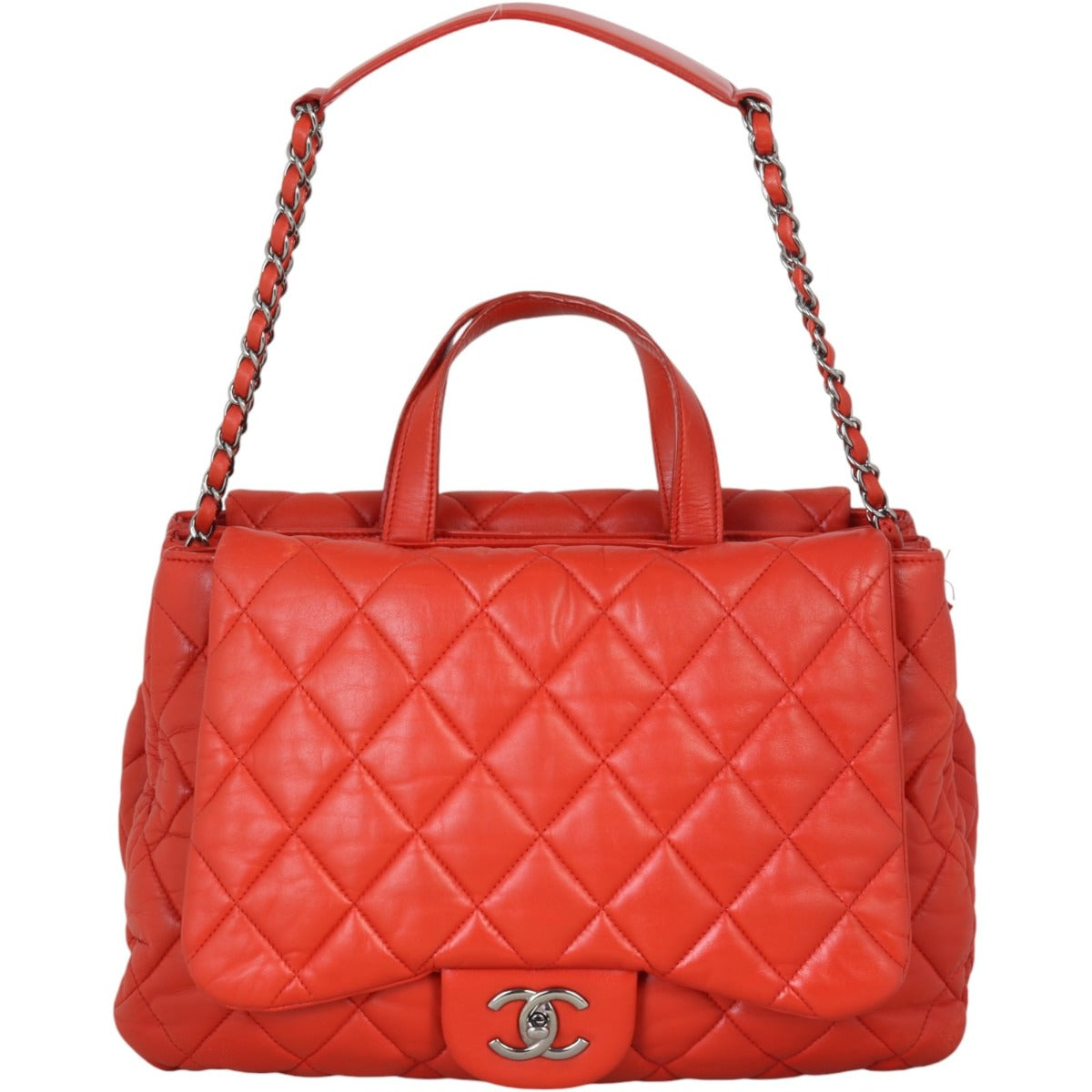 Chanel Accordion Top Handle Bag