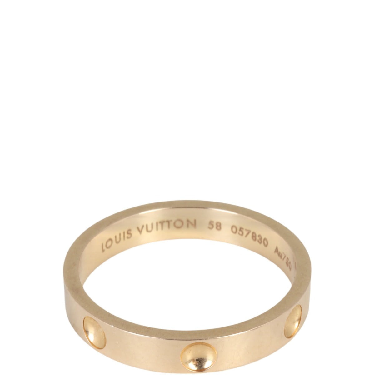 Louis Vuitton Empreinte 18k Rose Gold Ring