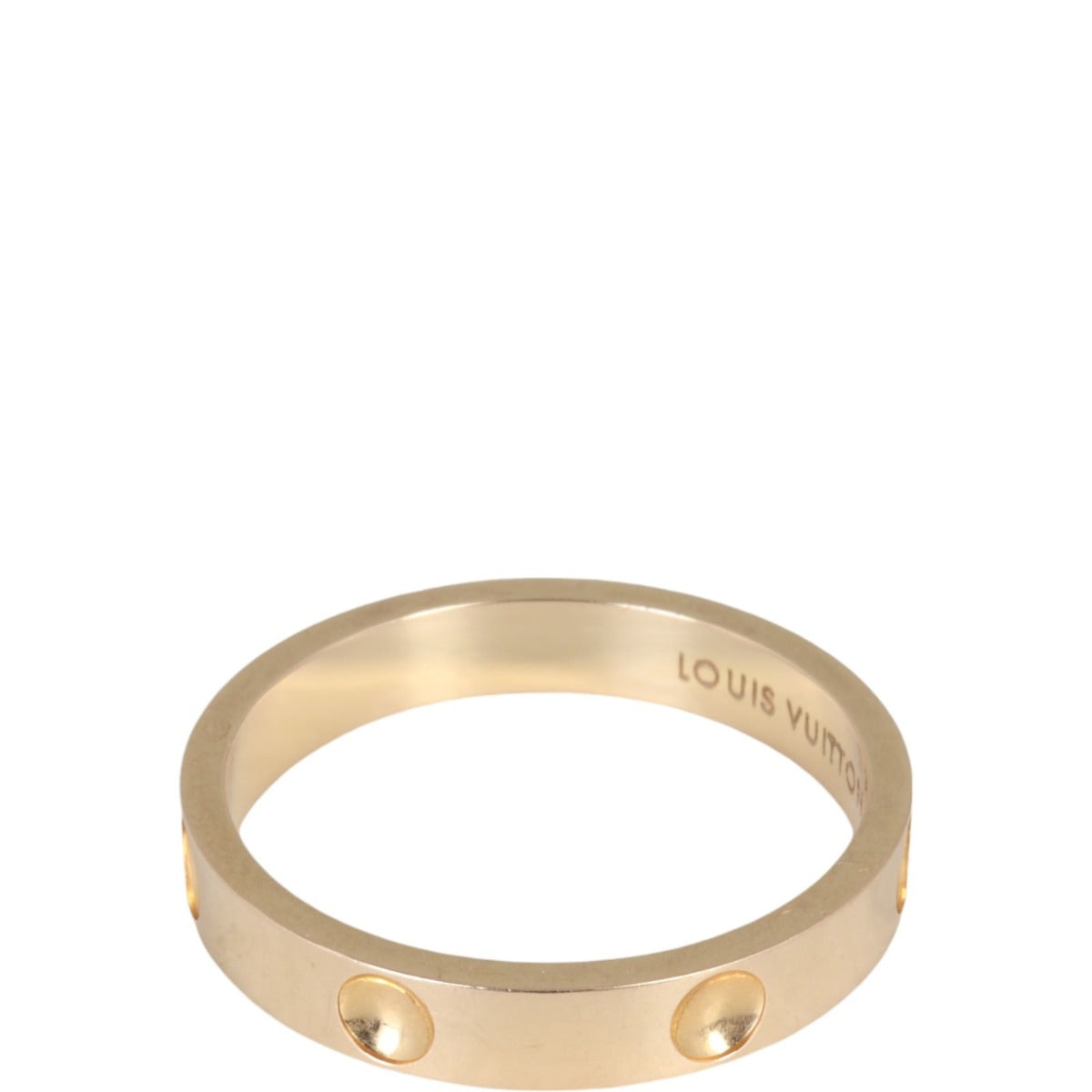Louis Vuitton Empreinte 18k Rose Gold Ring
