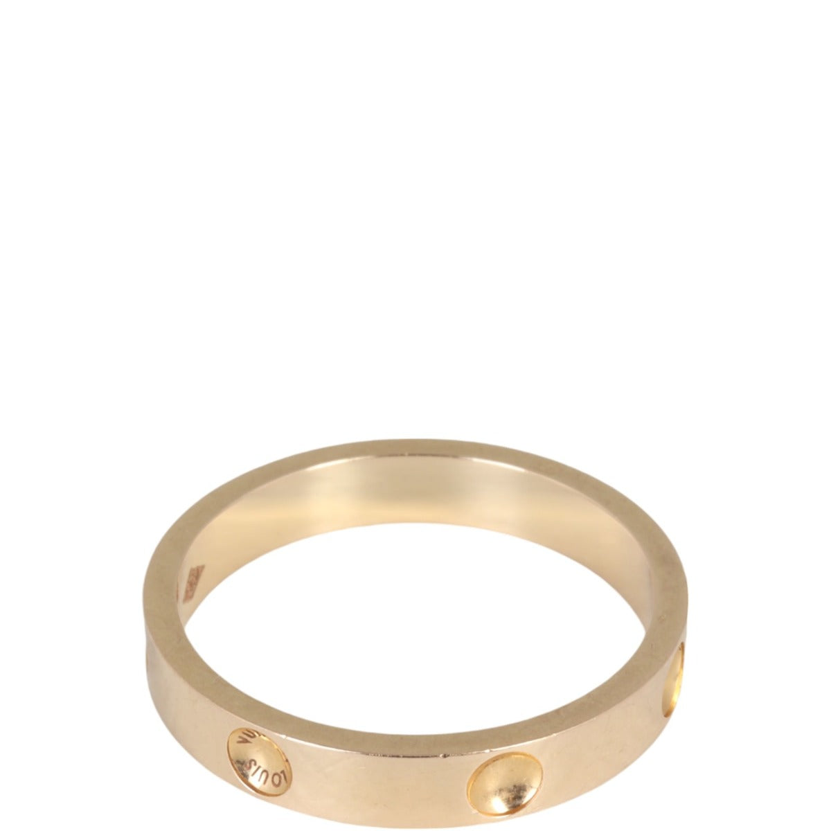 Louis Vuitton Empreinte 18k Rose Gold Ring