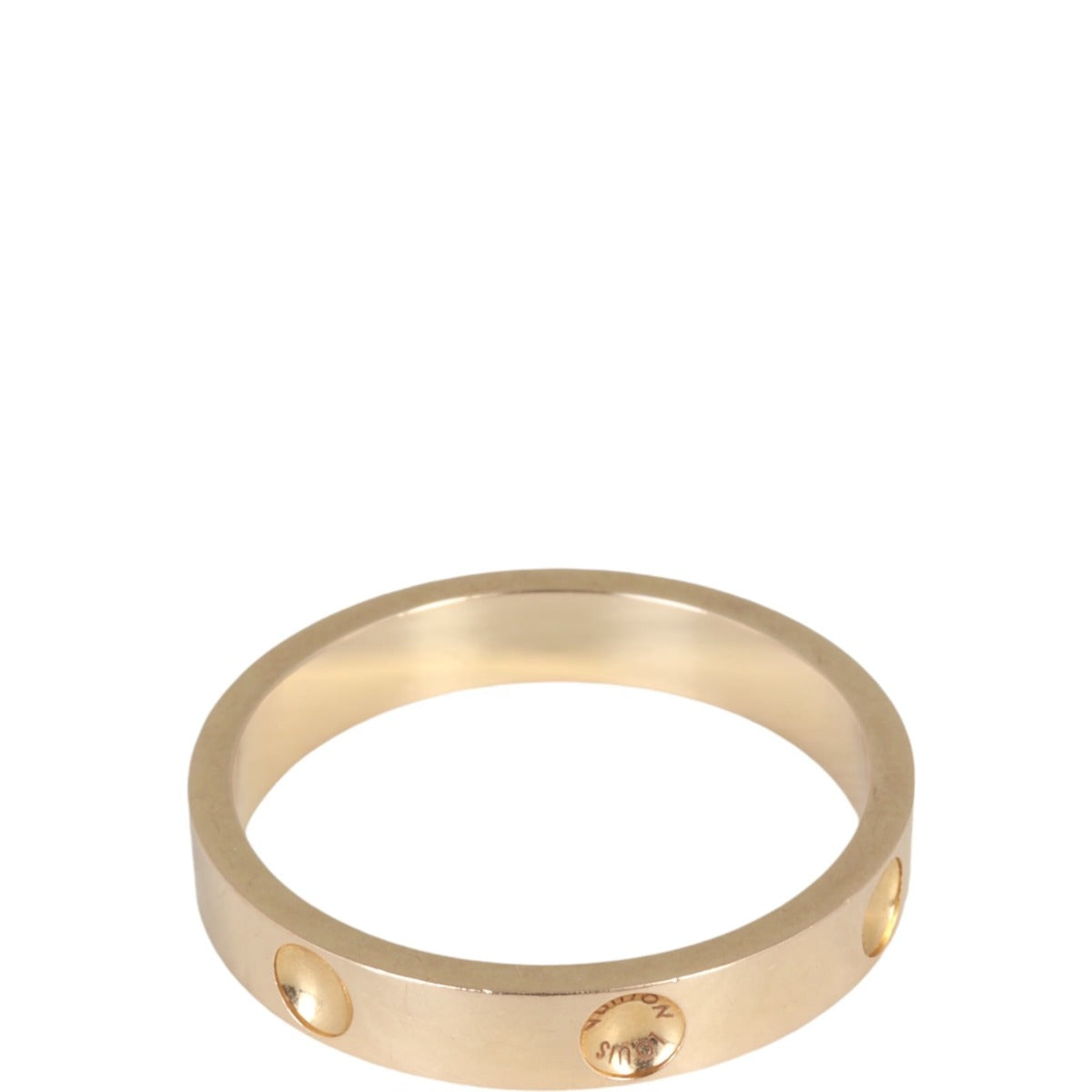 Louis Vuitton Empreinte 18k Rose Gold Ring